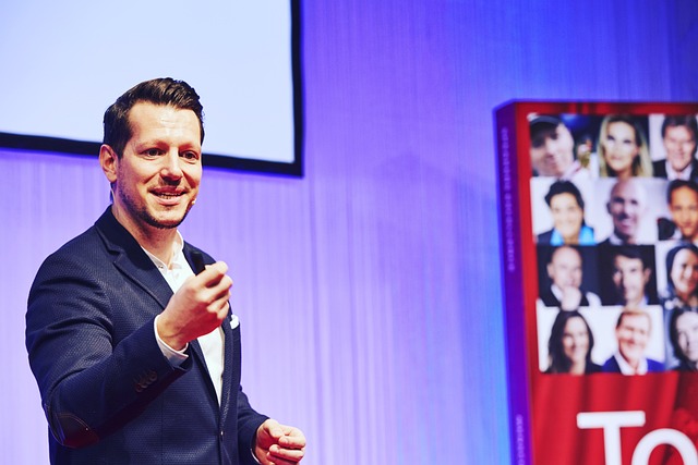 spreker met een goed verhaal